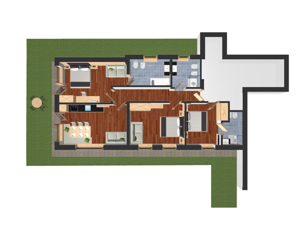 Residence Ravisa Dolomites Selva di Val Gardena Exteriör bild